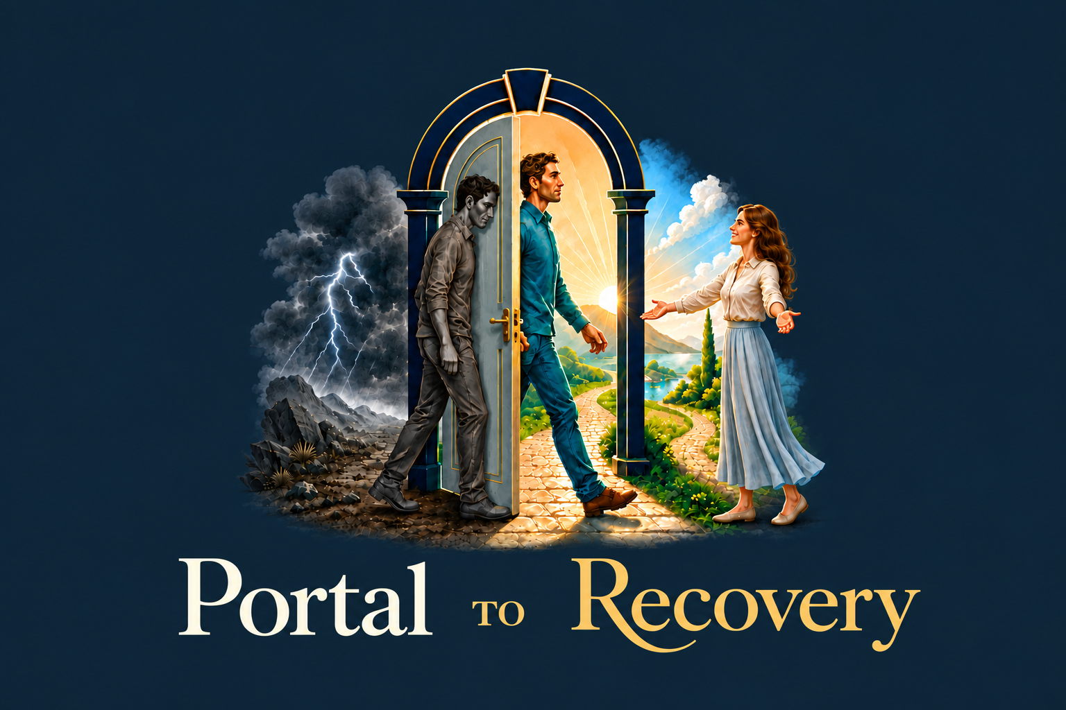 Portal to Recovery — stepping through the doorway toward recovery